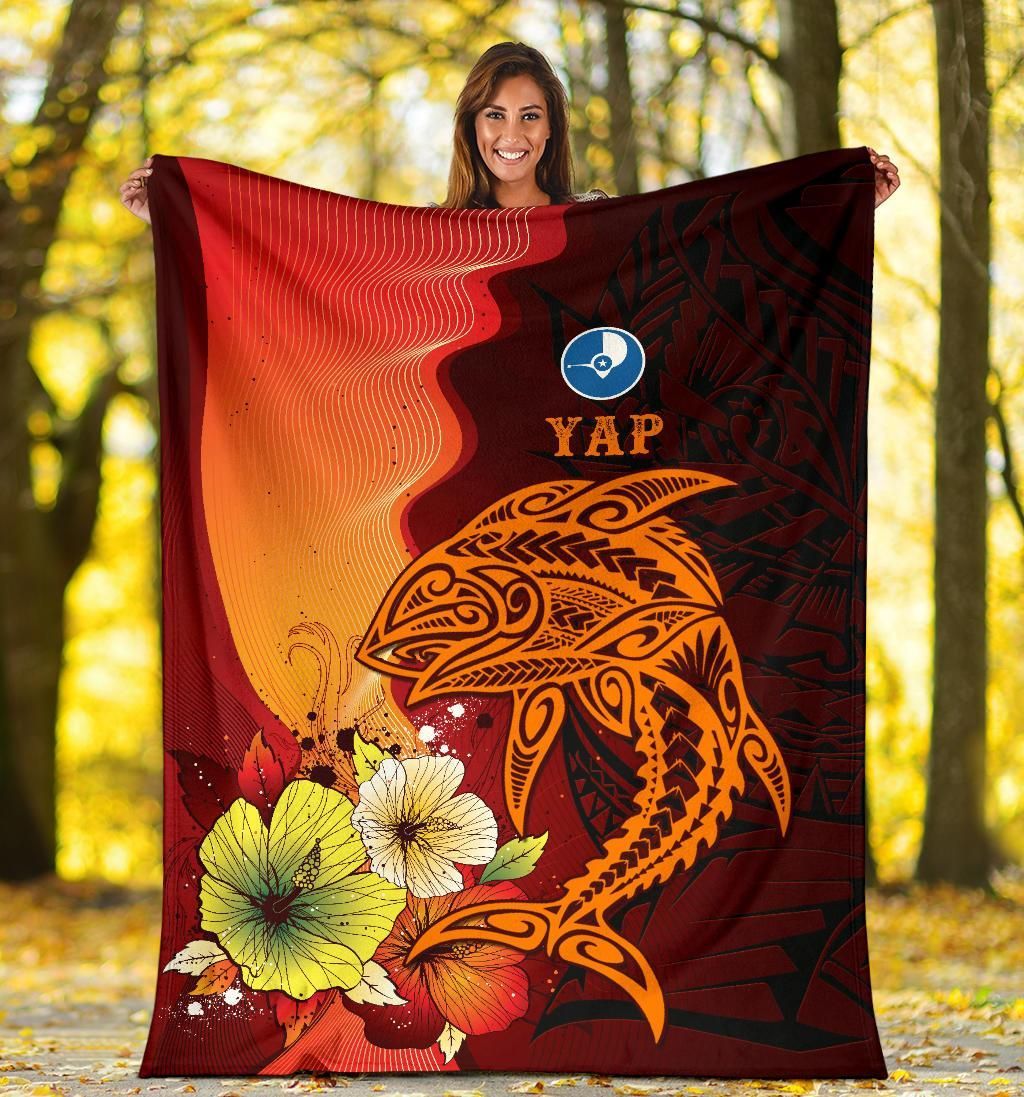 Yap Premium Blankets - Tribal Tuna Fish