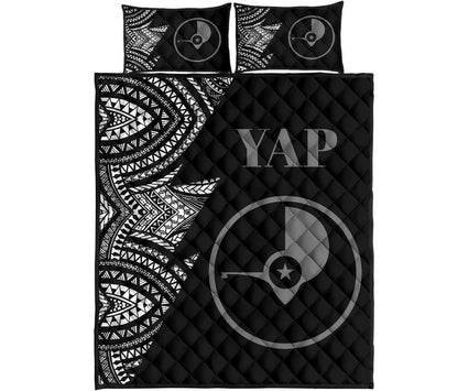 Yap Quilt Bed Set - Yap Flag Flash Version