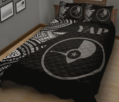 Yap Quilt Bed Set - Yap Flag Flash Version