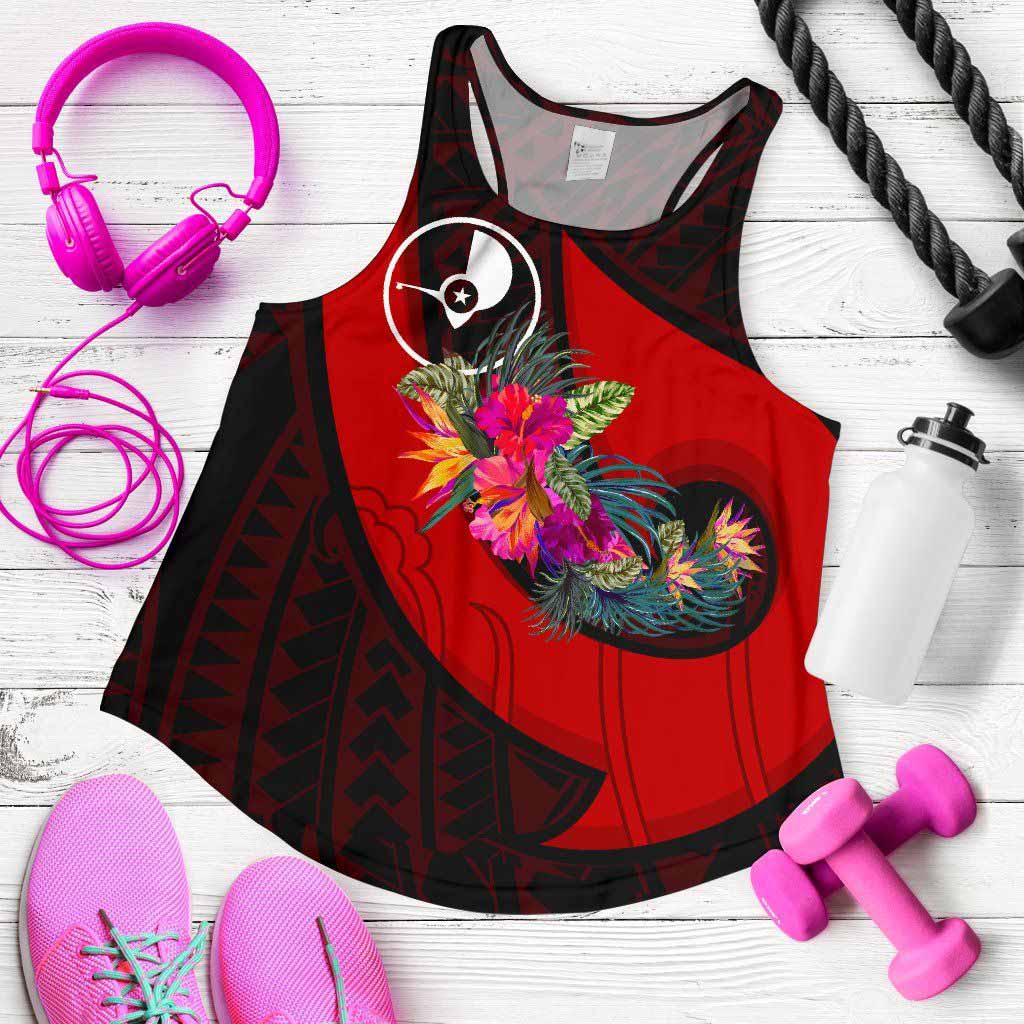 Yap SP - Polynesian Hook And Hibiscus (Red)