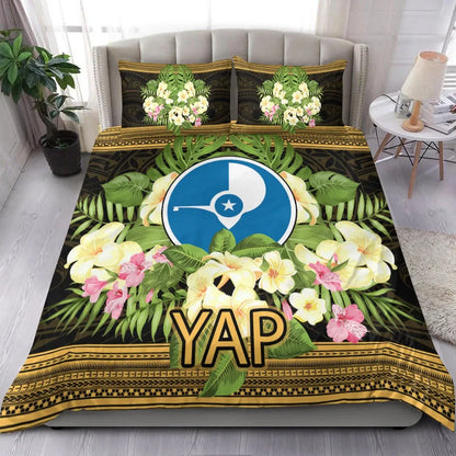 Yap State Bedding Set - Polynesian Gold Patterns Collection