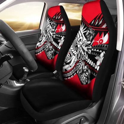 Yap State Car Seat Cover - Tribal Jungle Pattern
