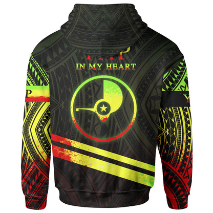 Yap State Hoodie - In My Heart Style Reggae Polynesian Patterns