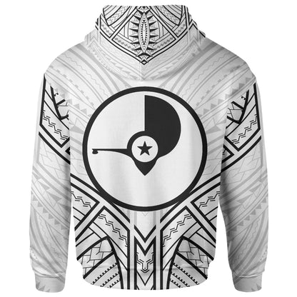 Yap State Hoodie - Yap State Seal Tribal Patterns