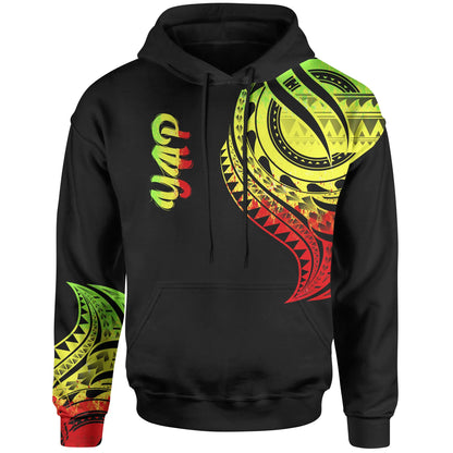 Yap State Hoodie - Yap State Tatau Reggae Patterns