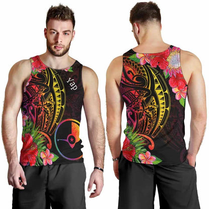 Yap State Men Tank Top - Tropical Hippie Style