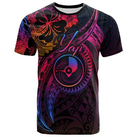 Yap State T-Shirt - Rainbow Style