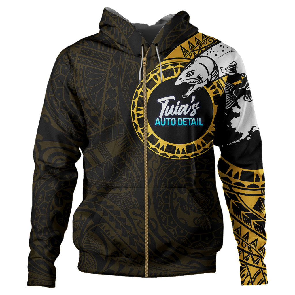 Polynesian Tattoo Style Hoodie Tuia's Auto Detail