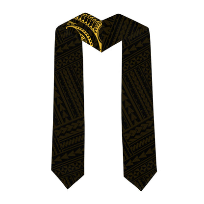 Hawaii Graduation Stole Custom Class 2026 Tribal Wave